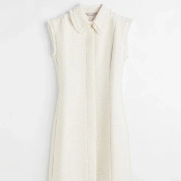H&M Bouclé Wool-blend Dress NWT - Picture 4 of 8